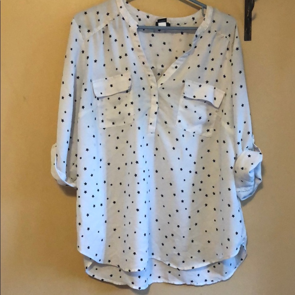 Star pattern blouse
